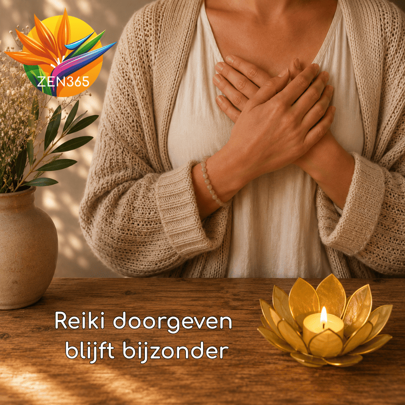 Reiki doorgeven blijft bijzonder.